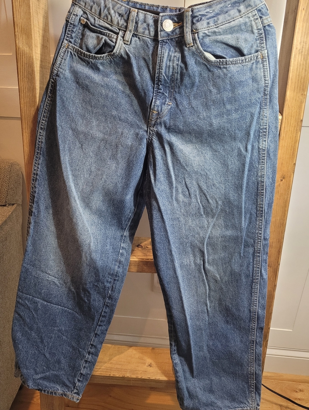 H&M | Boy's Baggy Blue Jeans |12